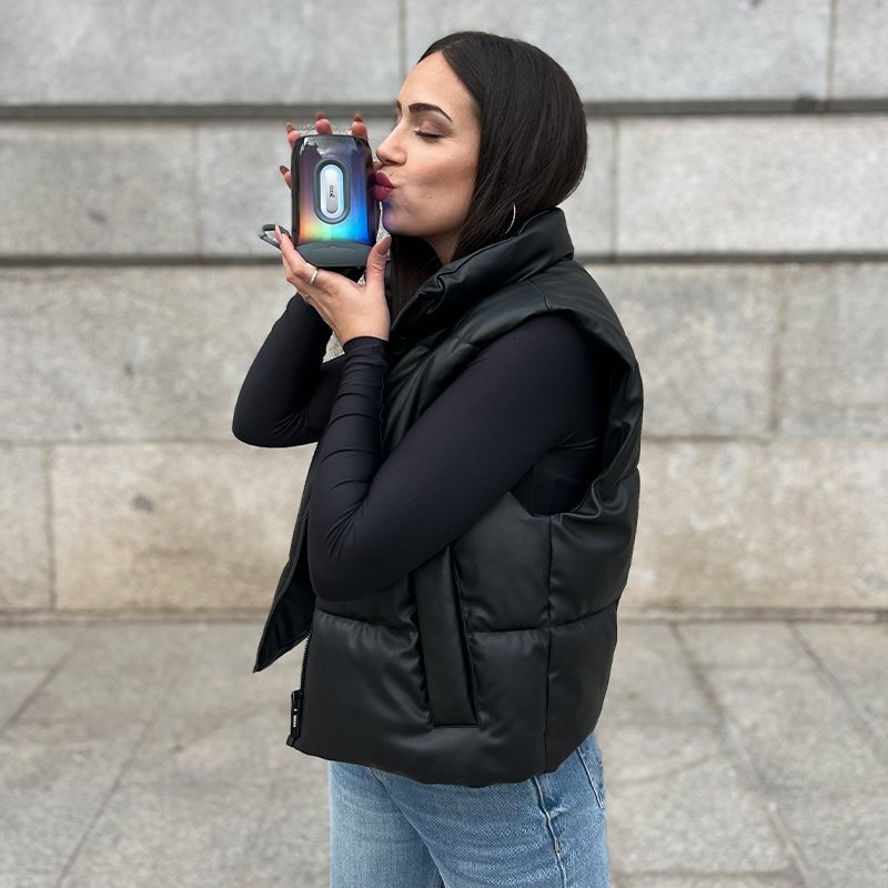 Altavoz Bluetooth Universal Música 5W COOL Blast Gris - Imagen 2