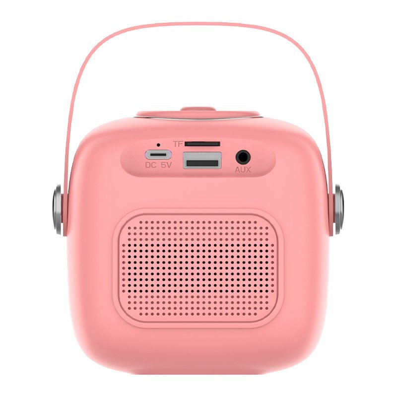 Altavoz Bluetooth Universal Música 6W COOL Mini Karaoke + 1 Micrófono Rosa - Imagen 3