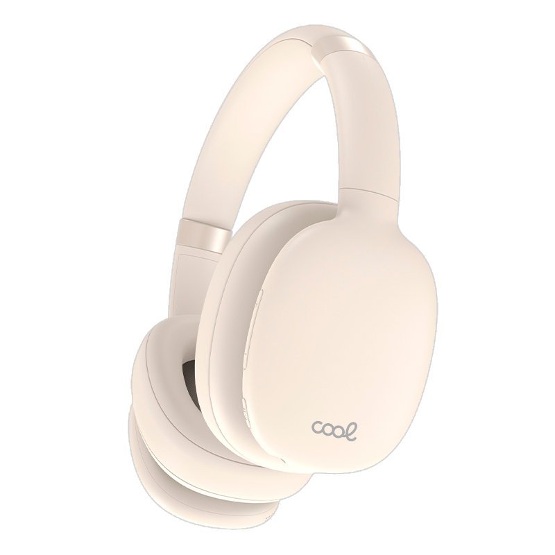 Auriculares Stereo Bluetooth Cascos COOL Roller Beige - Imagen 2