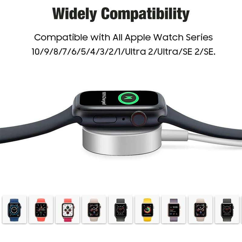 Cable USB MagCharge COOL para Apple Watch Universal Blanco - Imagen 2