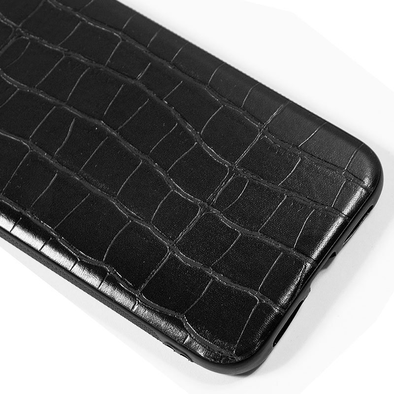 Carcasa COOL para iPhone 11 Pro Leather Crocodile Negro - Imagen 2