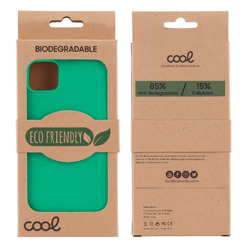 Carcasa COOL para iPhone 12 Pro Max Eco Biodegradable Mint - Imagen 2