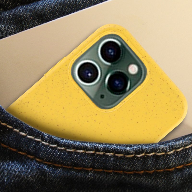 Carcasa COOL para iPhone 14 Pro Eco Biodegradable Amarillo - Imagen 3