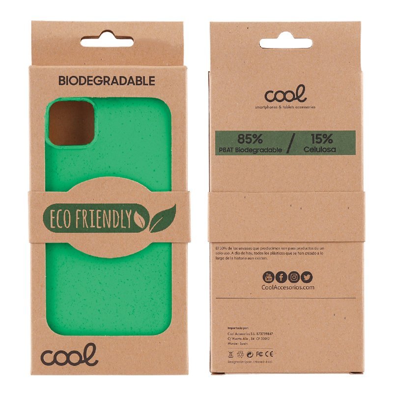 Carcasa COOL para iPhone 14 Pro Max Eco Biodegradable Mint - Imagen 2