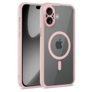 Carcasa COOL para iPhone 17 Magnética Borde Rosa