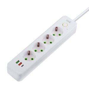 Cargador Universal Multipuerto COOL (Regleta 7 Puertos) Blanco