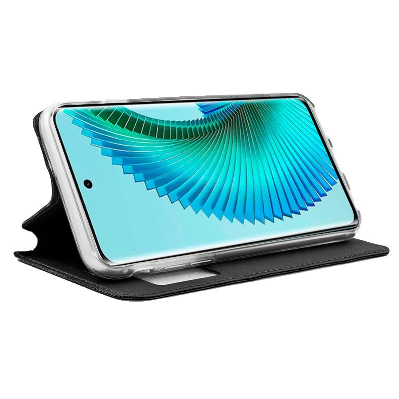 Funda COOL Flip Cover para Honor Magic 6 Lite 5G Liso Negro - Imagen 2
