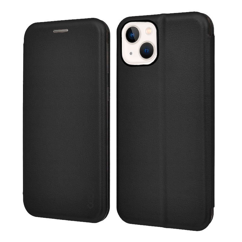 Funda COOL Flip Cover para iPhone 13 mini Elegance Negro - Imagen 2