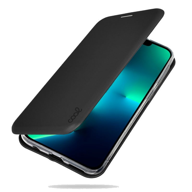 Funda COOL Flip Cover para iPhone 13 Pro Elegance Negro - Imagen 3