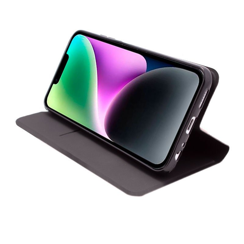 Funda COOL Flip Cover para iPhone 14 Elegance Plata - Imagen 3