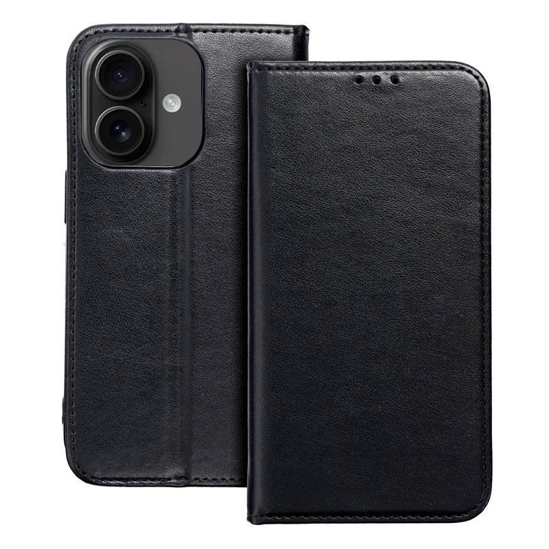 Funda COOL Flip Cover para iPhone 16 Liso Negro - Imagen 2