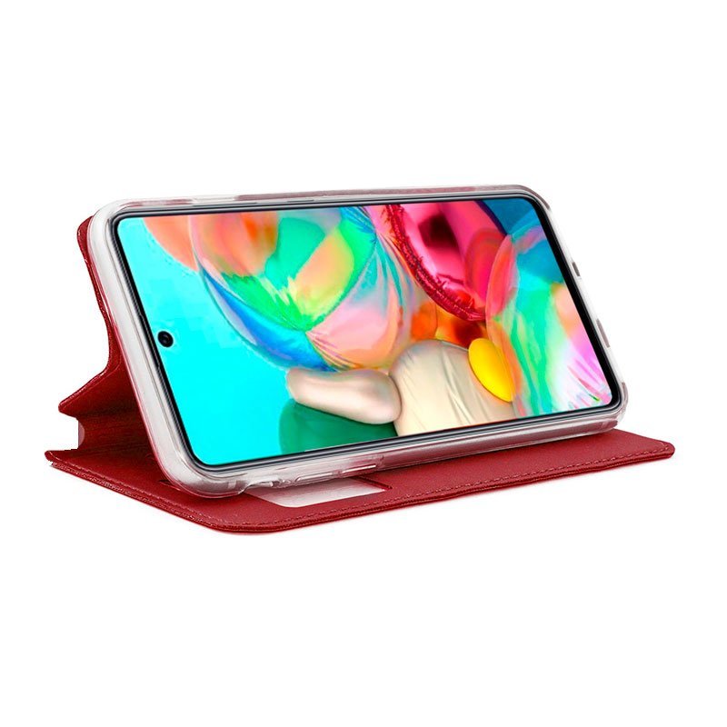 Funda COOL Flip Cover para Samsung A715 Galaxy A71 Liso Rojo - Imagen 2