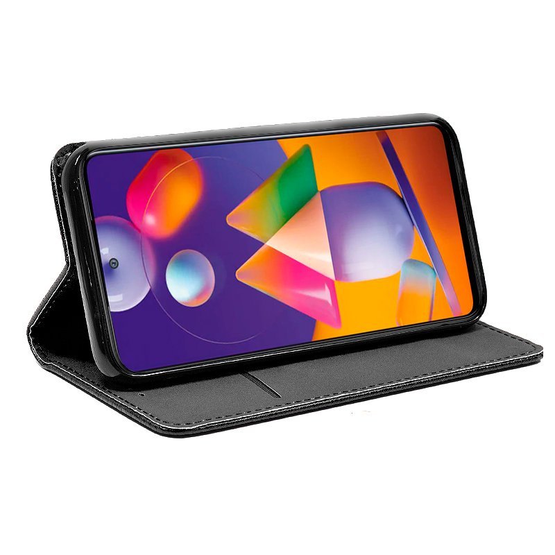Funda COOL Flip Cover para Samsung M317 Galaxy M31s Liso Negro - Imagen 2