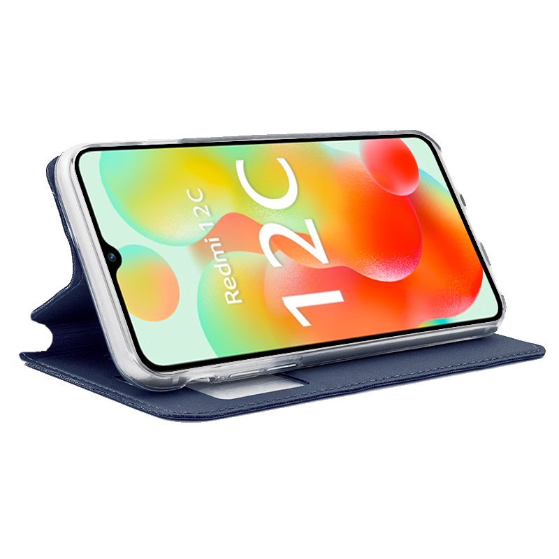 Funda COOL Flip Cover para Xiaomi Redmi 12C Liso Azul - Imagen 2