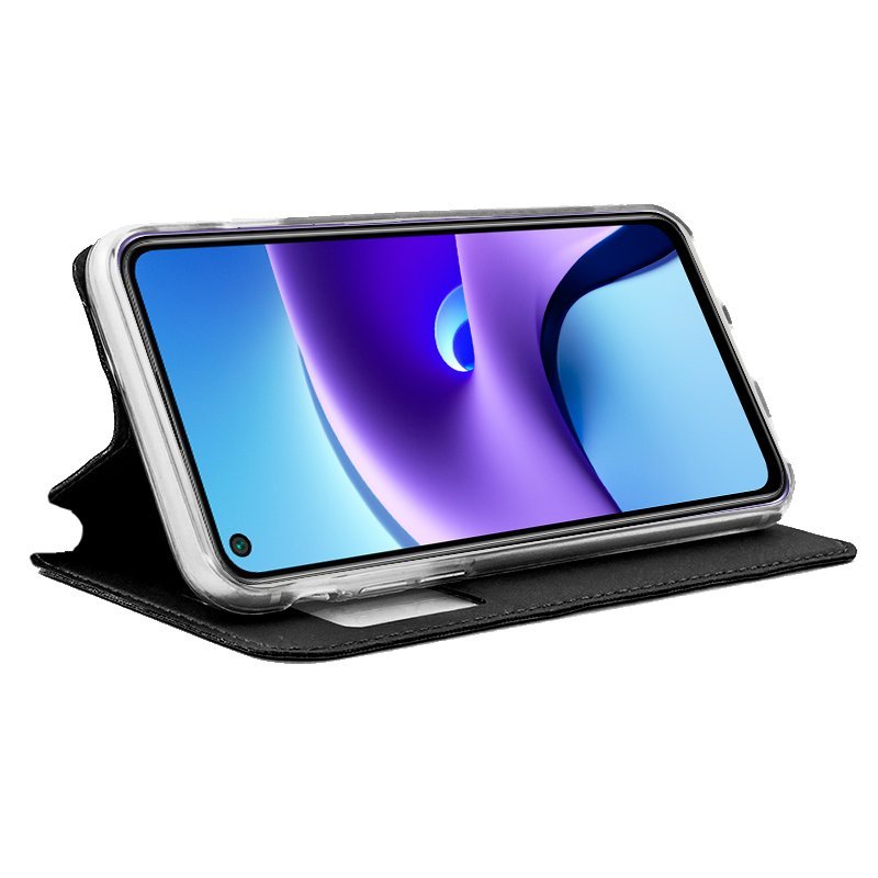 Funda COOL Flip Cover para Xiaomi Redmi Note 9T Liso Negro - Imagen 2