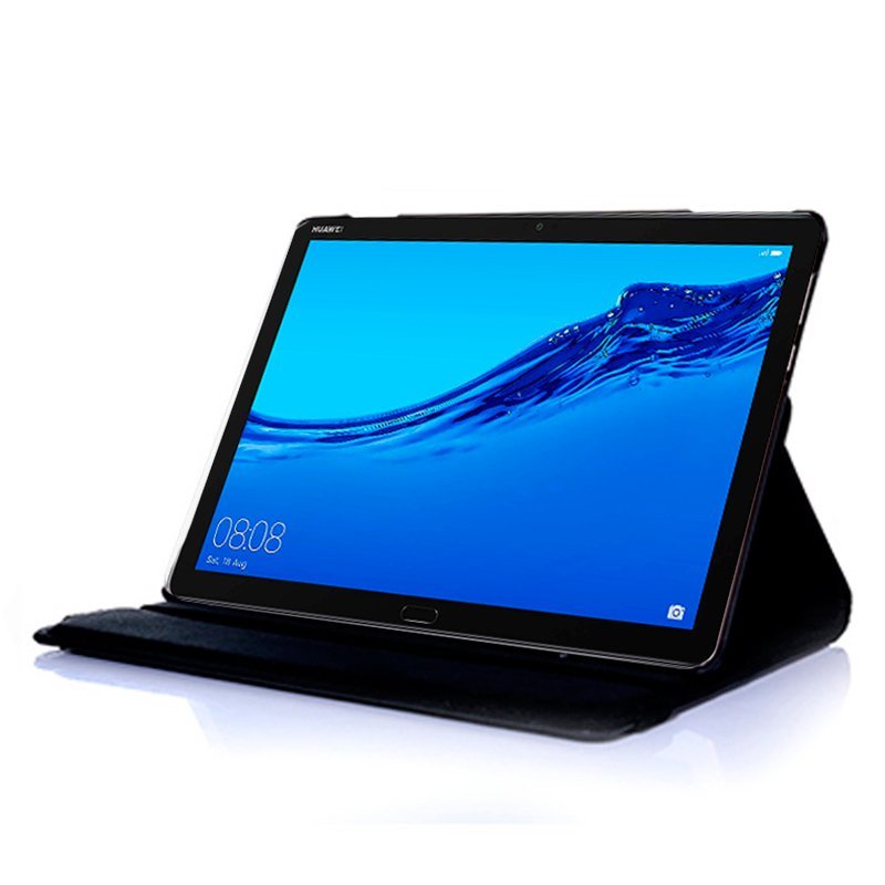 Funda COOL para Huawei Mediapad T5 Polipiel Liso Negro 10.1 pulg - Imagen 2