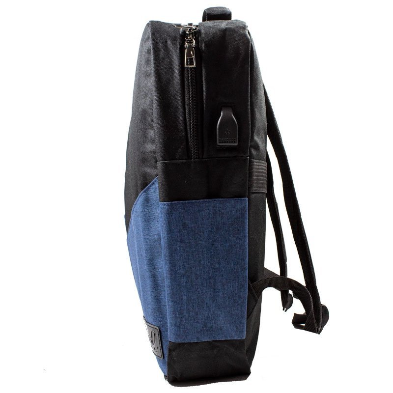 Mochila Ordenador Portátil 15-16 Pulg COOL Portland Negro-Azul - Imagen 3