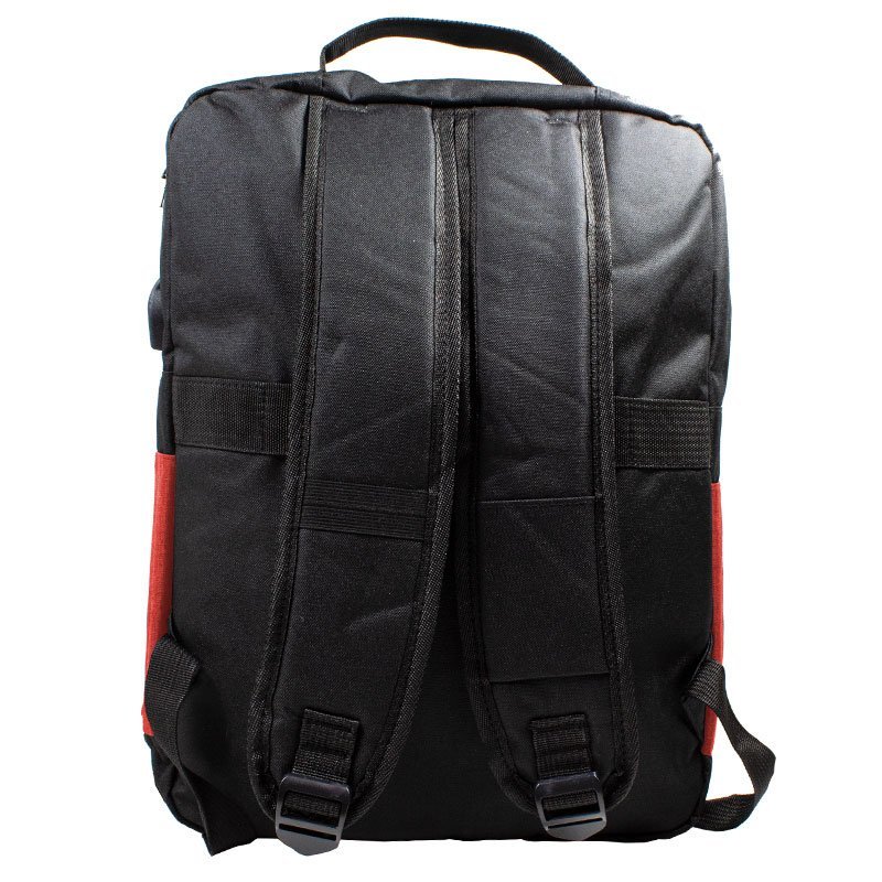 Mochila Ordenador Portátil 15-16 Pulg COOL Portland Negro-Rojo - Imagen 2