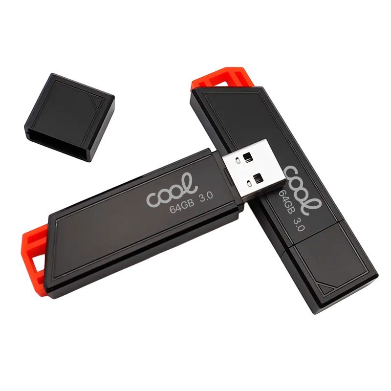 Pen Drive USB x64 GB 3.0 COOL Lancer Rojo - Imagen 3