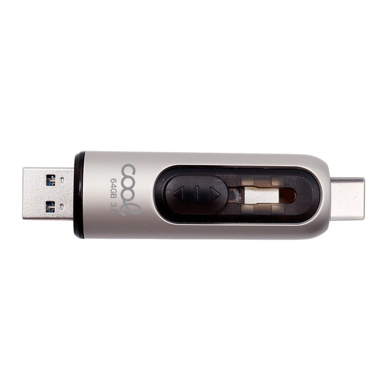 Pen Drive USB x64 GB 3.0 COOL Tipo-C / USB (2 en 1) - Imagen 3
