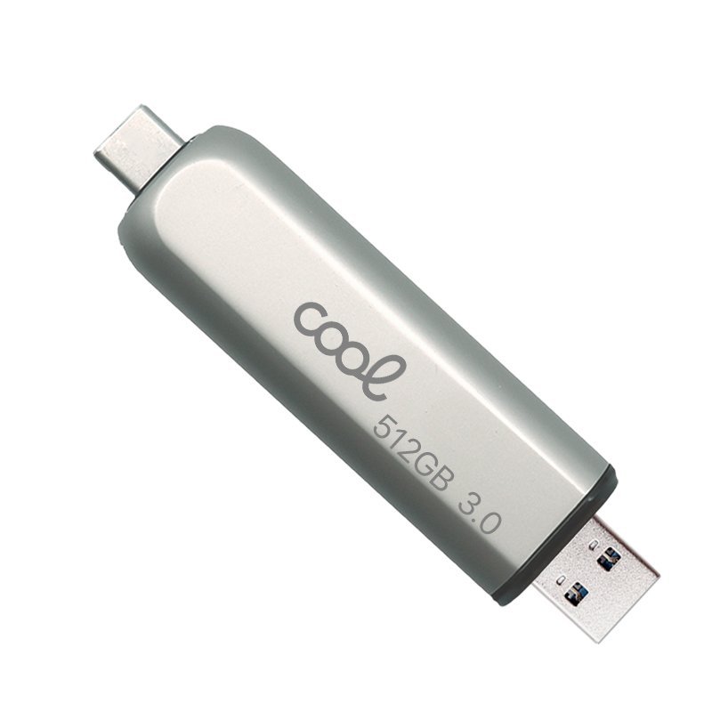 Pen Drive x USB 512 GB 3.0 COOL Tipo-C / USB (2 en 1) - Imagen 3