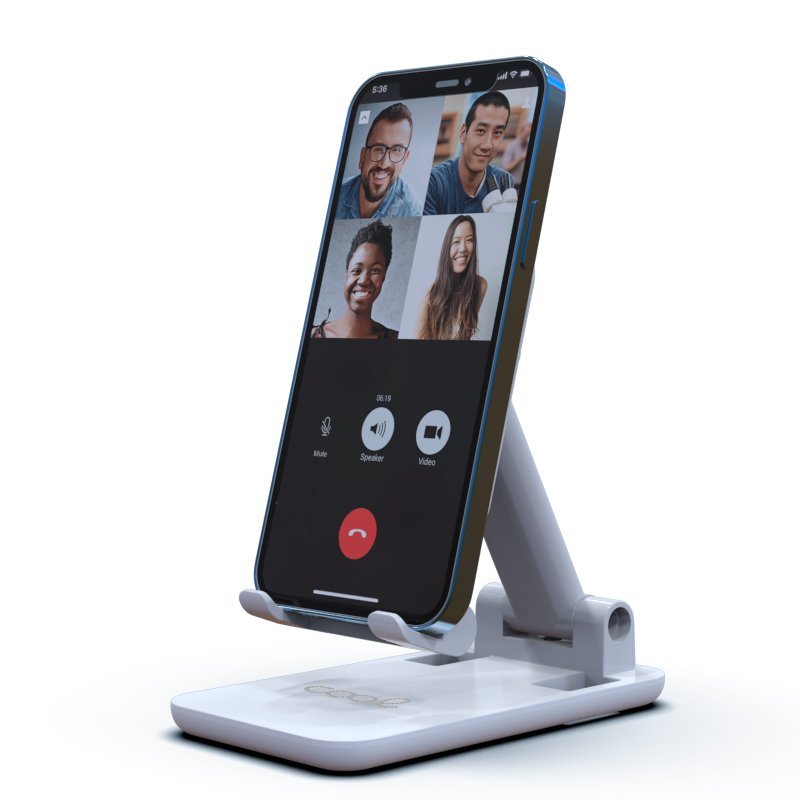 Soporte de Sobremesa Universal para Smartphone COOL Blanco - Imagen 2