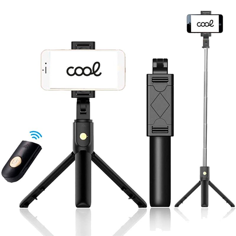 Soporte Trípode Extensible Universal COOL + Mando Selfie Bluetooth - Imagen 2