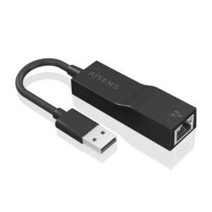 Adaptador USB 3.0 - RJ45 Aisens A106-0766/ 1000Mbps