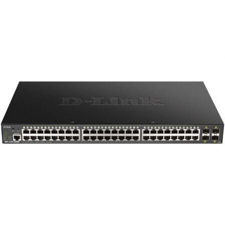 Switch Gestionable D-Link Smart DGS-1250-52XMP 52 Puertos/ RJ-45 10/100/1000 PoE/ SFP