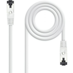 Cable de Red RJ45 SSTP Nanocable 10.20.2001-W Cat.8.1/ 1m/ Blanco
