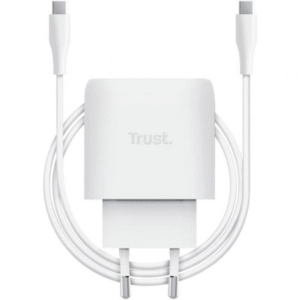 Cargador de Pared GaN Trust Maxo 45W/ 1xUSB Tipo-C/ Incluye Cable USB Tipo-C/ 45W