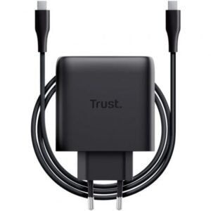 Cargador de Pared GaN Trust Maxo 65W/ 1xUSB Tipo-C/ Incluye Cable USB Tipo-C/ 65W