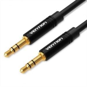 Cable Estéreo Vention BAKBF/ Jack 3.5 Macho - Jack 3.5 Macho/ 1m/ Negro
