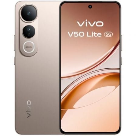 Smartphone Vivo V50 Lite 12GB/ 512GB/ 6.77"/ 5G/ Oro Titanio